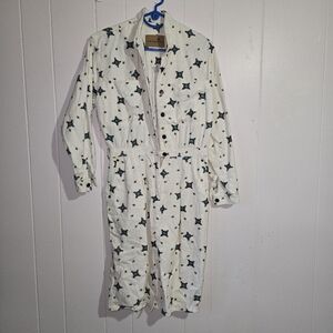 Y2k Liz Claiborne Aztec print corduroy dress. Women's 10